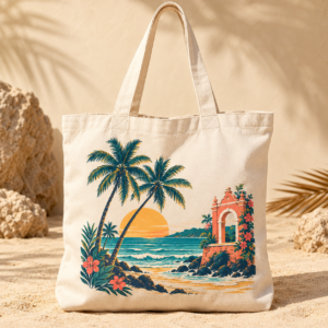 coastal-tote Goa Sunset Tote Bag